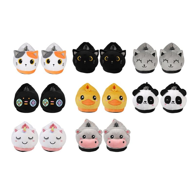 Assorted Plush Slippers