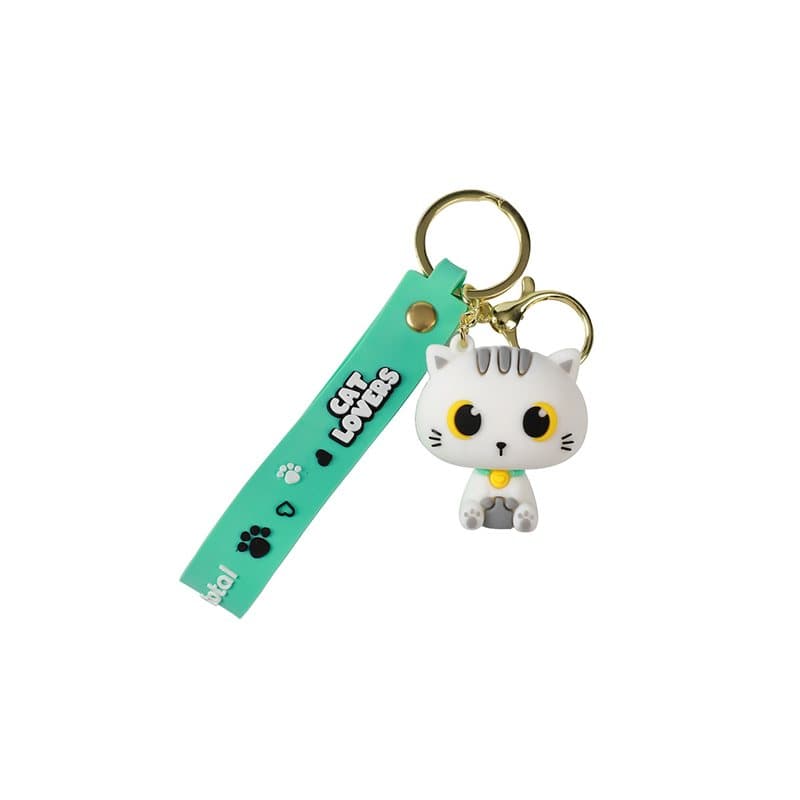 Keychain WHITE CAT