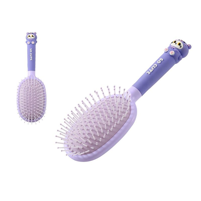 Hair brush pastel purple