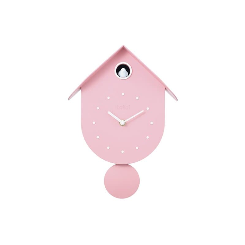 Cuckoo clock Bird pastel pink