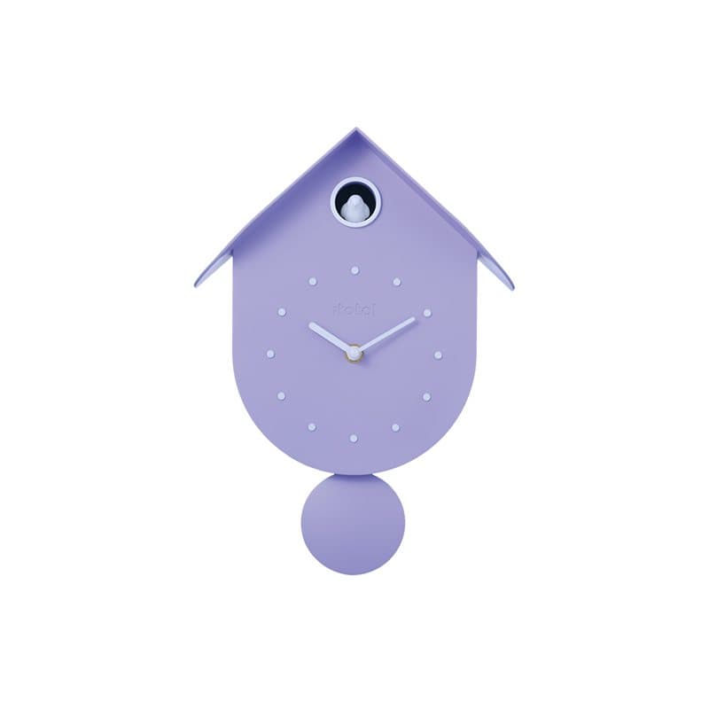 Cuckoo clock Bird pastel purple